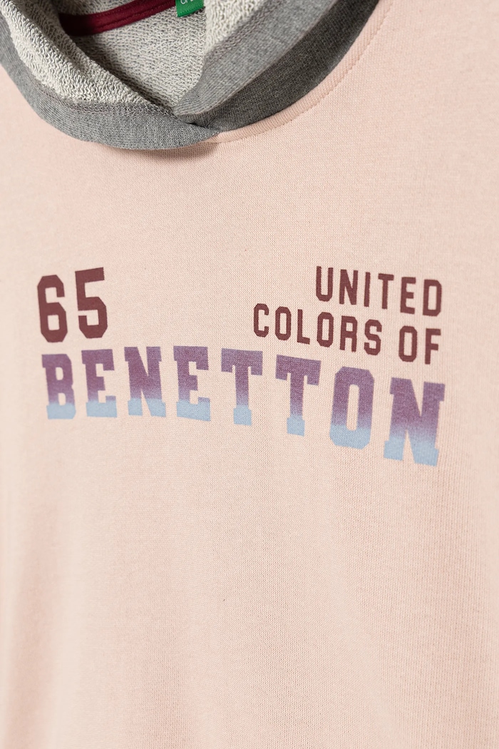 Dziewczynka United Colors of Benetton bluza bawełniana dziecięca 3J68C204W.G.seasonal różowy