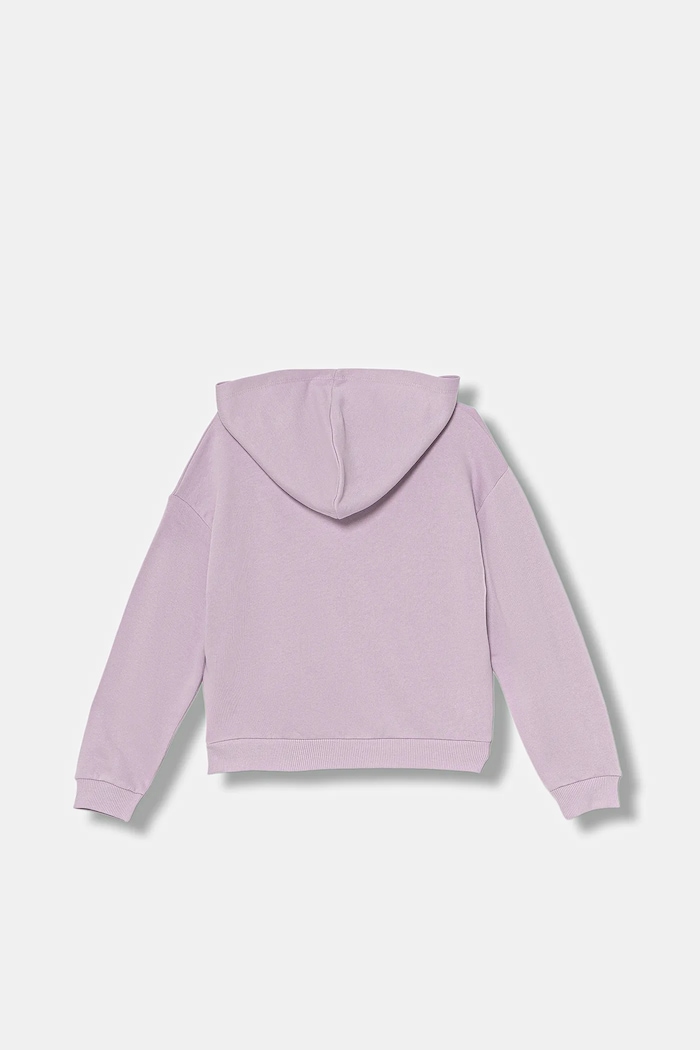 United Colors of Benetton bluza bawełniana dziecięca 3J68C204W.G.seasonal fioletowy AW25