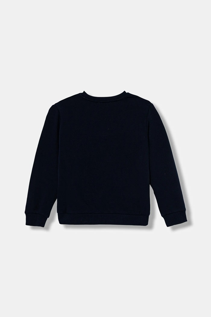 United Colors of Benetton bluza bawełniana dziecięca 3J68G10K3.P.seasonal granatowy AW25