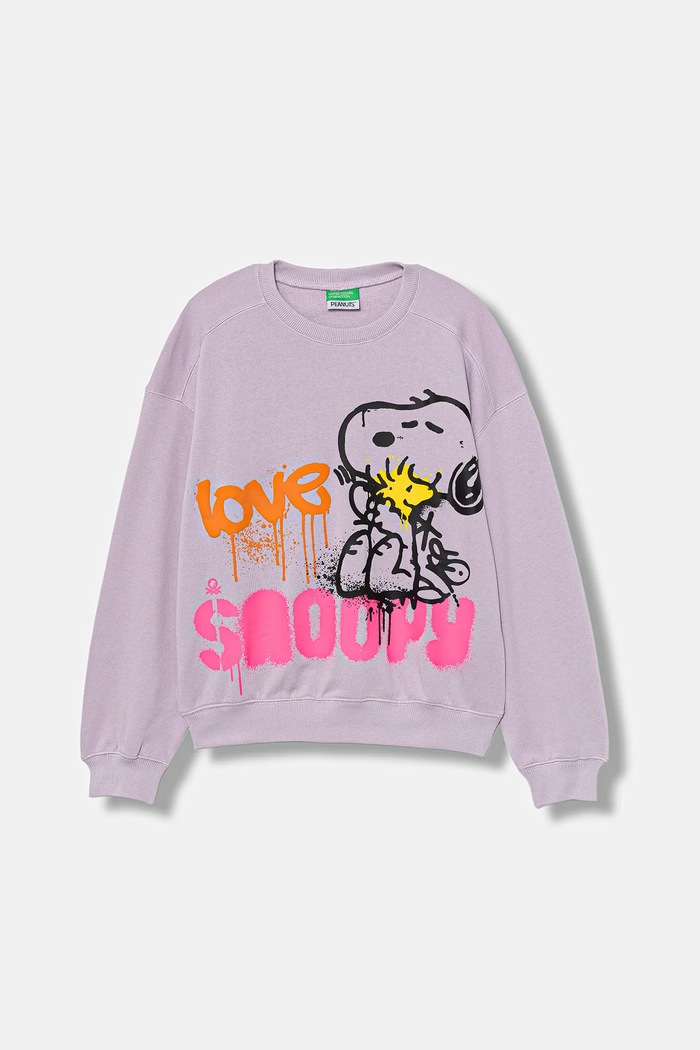 United Colors of Benetton Дитяча бавовняна кофта United Colors of Benetton фіолетовий 3J70C10R3.G.seasonal