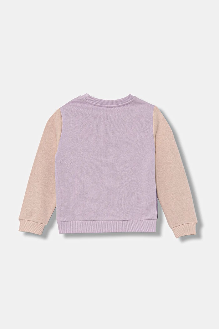 United Colors of Benetton μπλούζα παιδική βαμβακερή 3J70G10JR.P.seasonal μωβ AW25