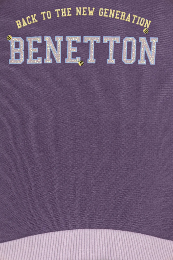 Κοριτσίστικα United Colors of Benetton μπλούζα παιδική βαμβακερή 3J70G10JR.P.seasonal μωβ