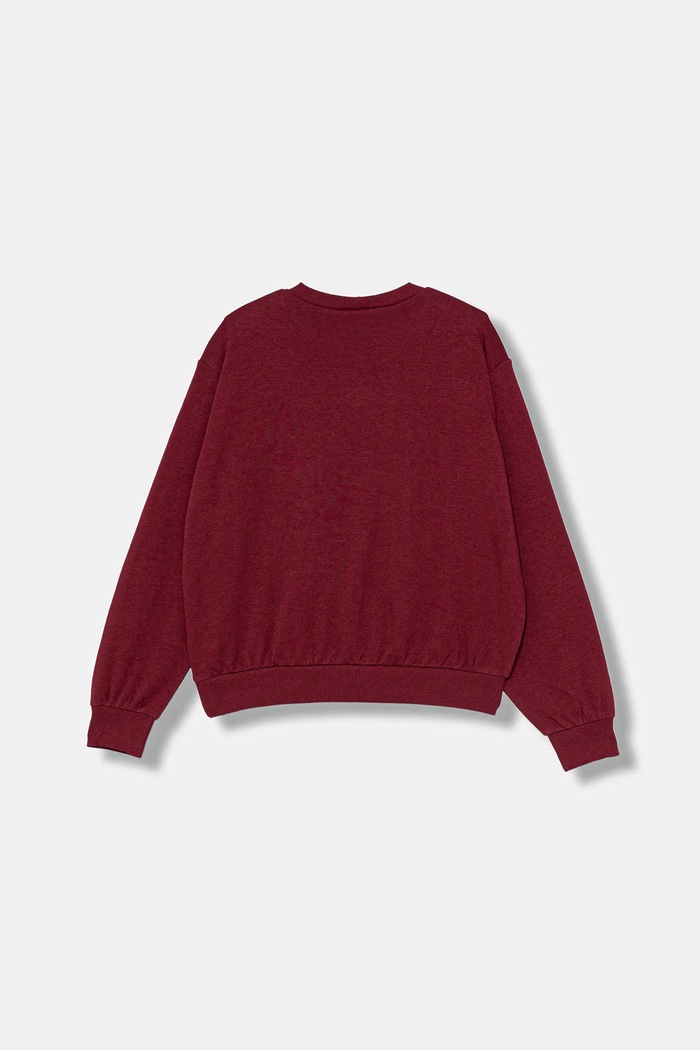United Colors of Benetton bluza dziecięca 32N4C10PQ.G.seasonal bordowy AW25