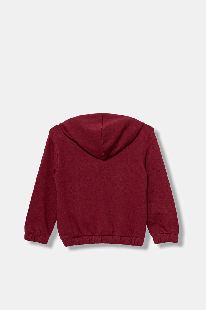 Detská bavlnená mikina United Colors of Benetton 3J68G503W.P.seasonal burgundské AW25