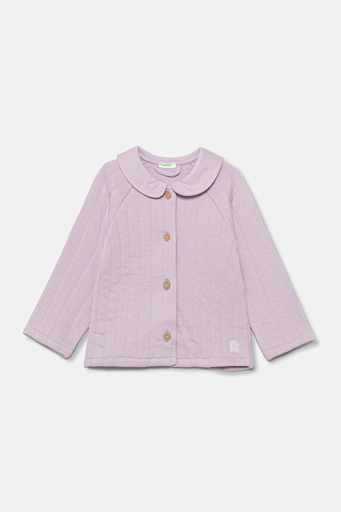 United Colors of Benetton bluză bebe uni violet 3JOEA501P.W.seasonal