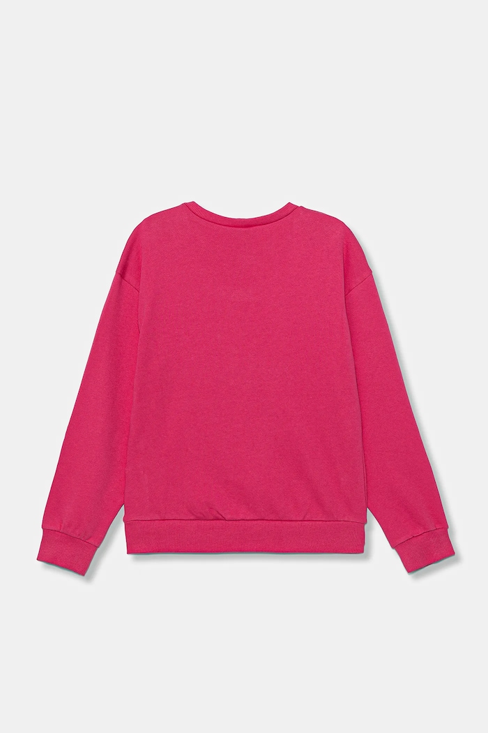 United Colors of Benetton gyerek melegítőfelső pamutból 3UNIC10Q6.G.seasonal rózsaszín AW25