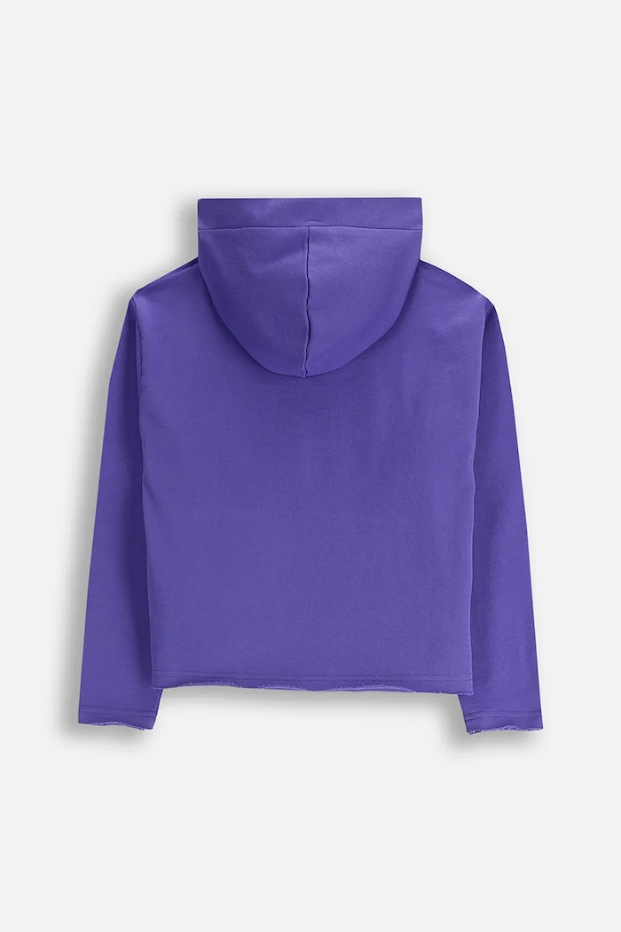 Detská mikina Coccodrillo ZC5132301RGJ fialová AW25