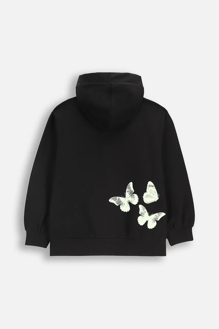 Detská mikina Coccodrillo ZC5132401RGJ čierna AW25