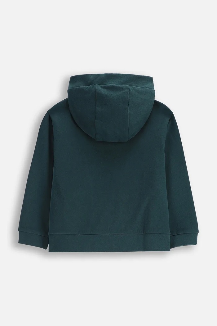Coccodrillo hanorac de bumbac pentru copii ZC5132401FGK verde AW25