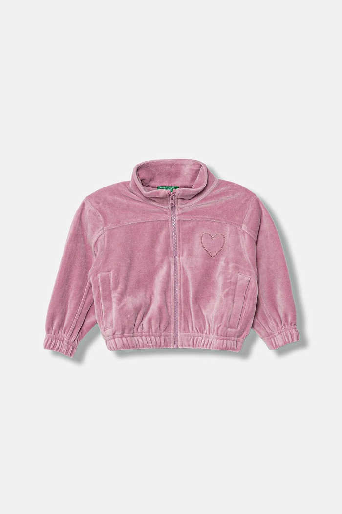 United Colors of Benetton bluza dziecięca pozostałe różowy 3UAPG5047.P.Seasonal
