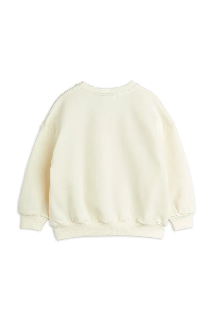 Παιδική βαμβακερή μπλούζα Mini Rodini Mini Rodini society 2562011711 μπεζ AW25
