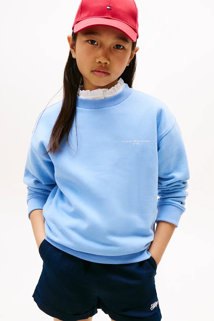 Tommy Hilfiger Bluza dziecięca niebieski KS0KS00640.116.122.9BYA