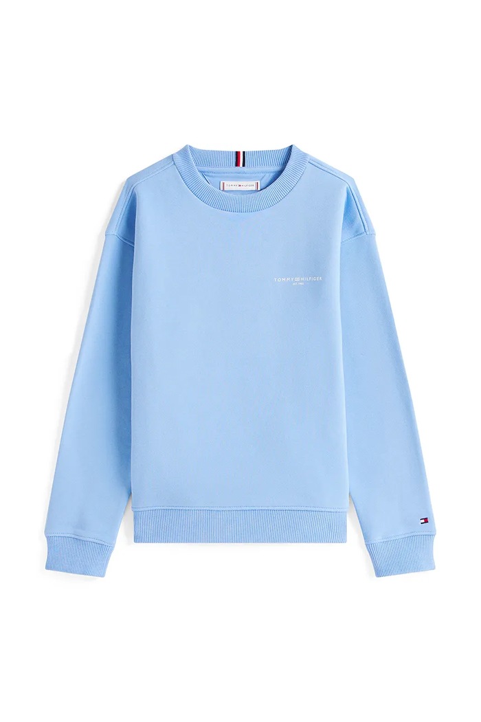 Tommy Hilfiger Bluza dziecięca KS0KS00640.116.122.9BYA niebieski AW25