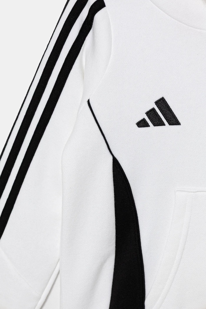 CHLAPEC Dětská mikina adidas Performance IR7506 bílá