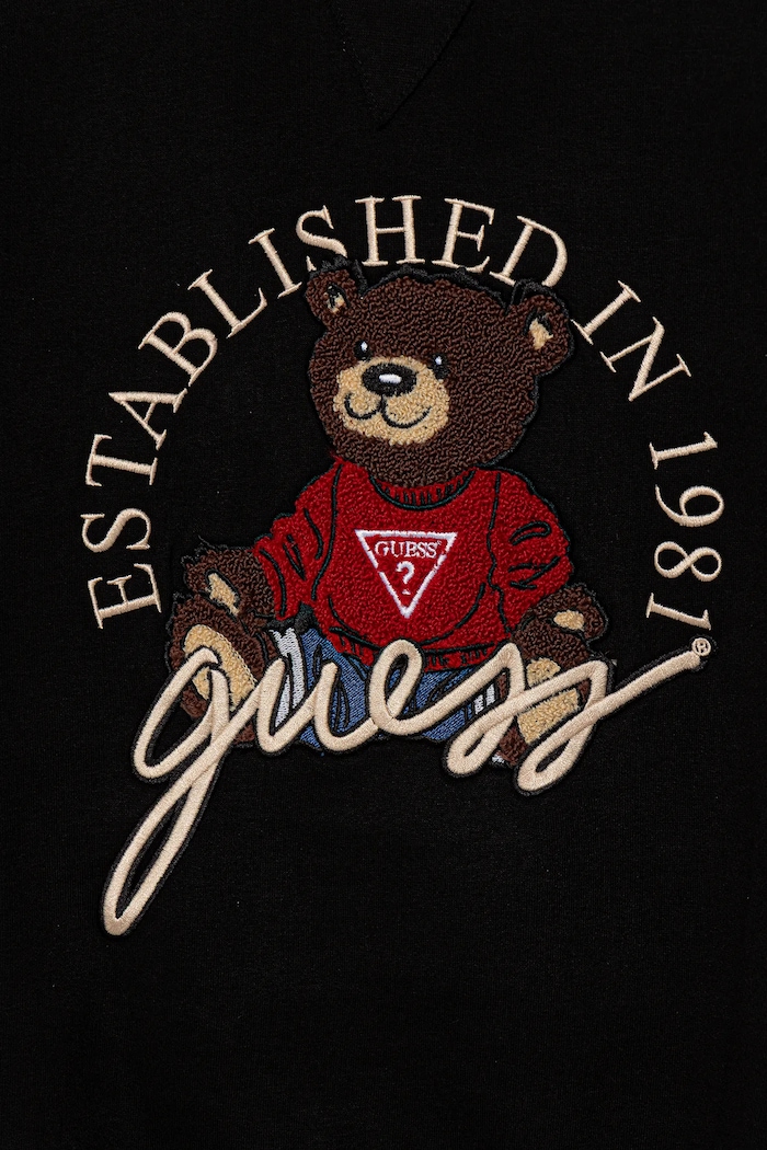 Chłopiec Guess bluza bawełniana dziecięca H5YJ00.KAX74.9BYA czarny