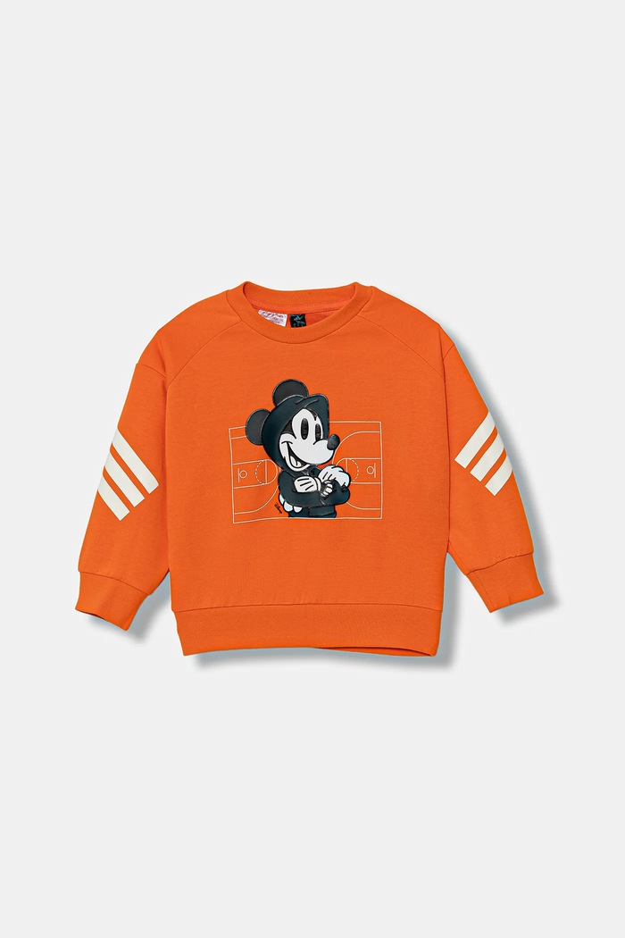 Detská mikina adidas x Disney JL9188 oranžová AW25