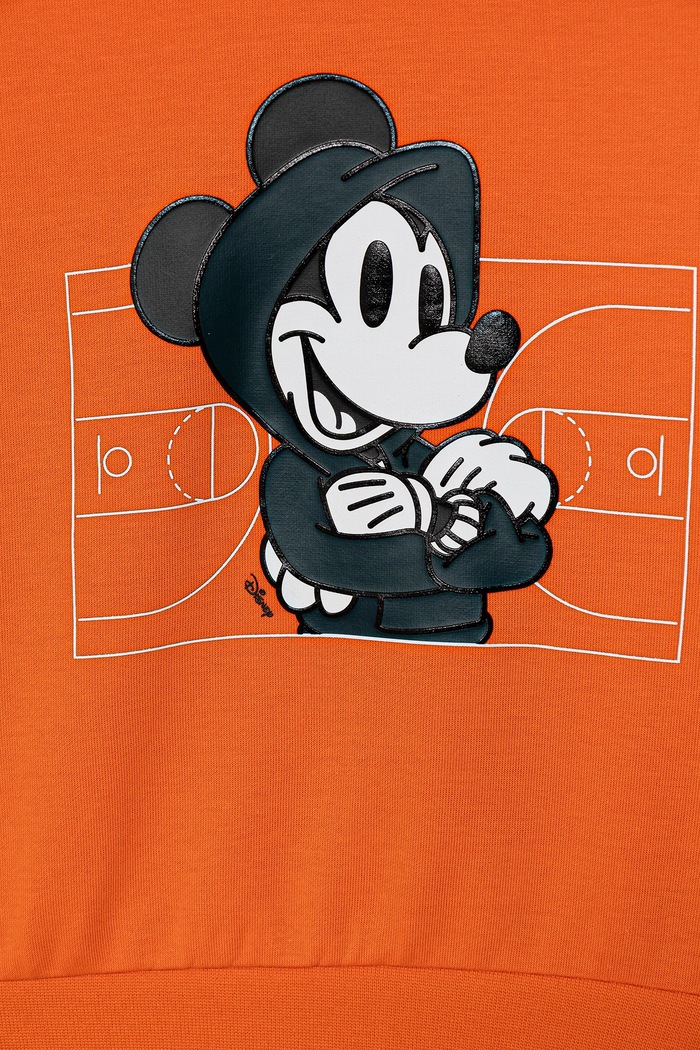 Detská mikina adidas x Disney oranžová JL9188