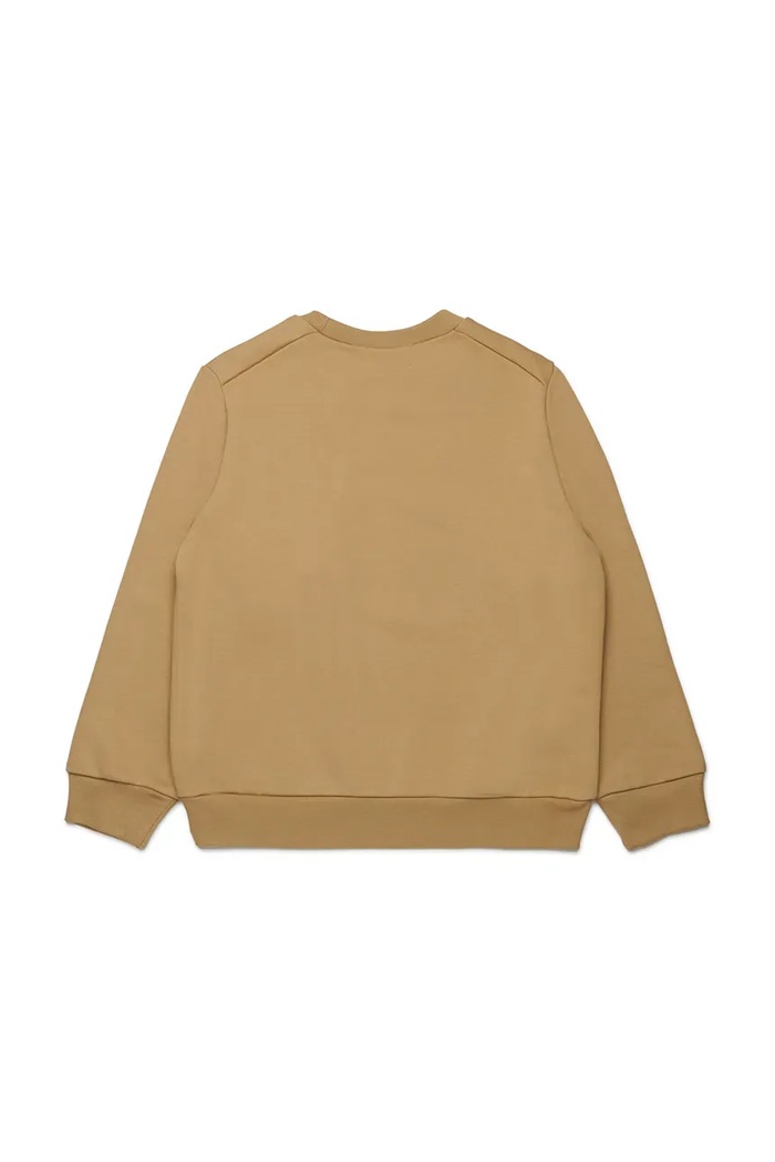 Παιδική βαμβακερή μπλούζα Marni MS340U SWEAT-SHIRT M01612 μπεζ AW25