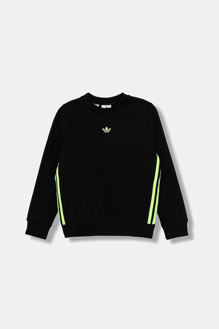 Detská mikina adidas Originals JV7795 čierna AW25