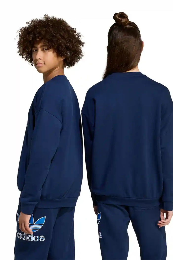 adidas Originals bluza dziecięca JV8572 granatowy
