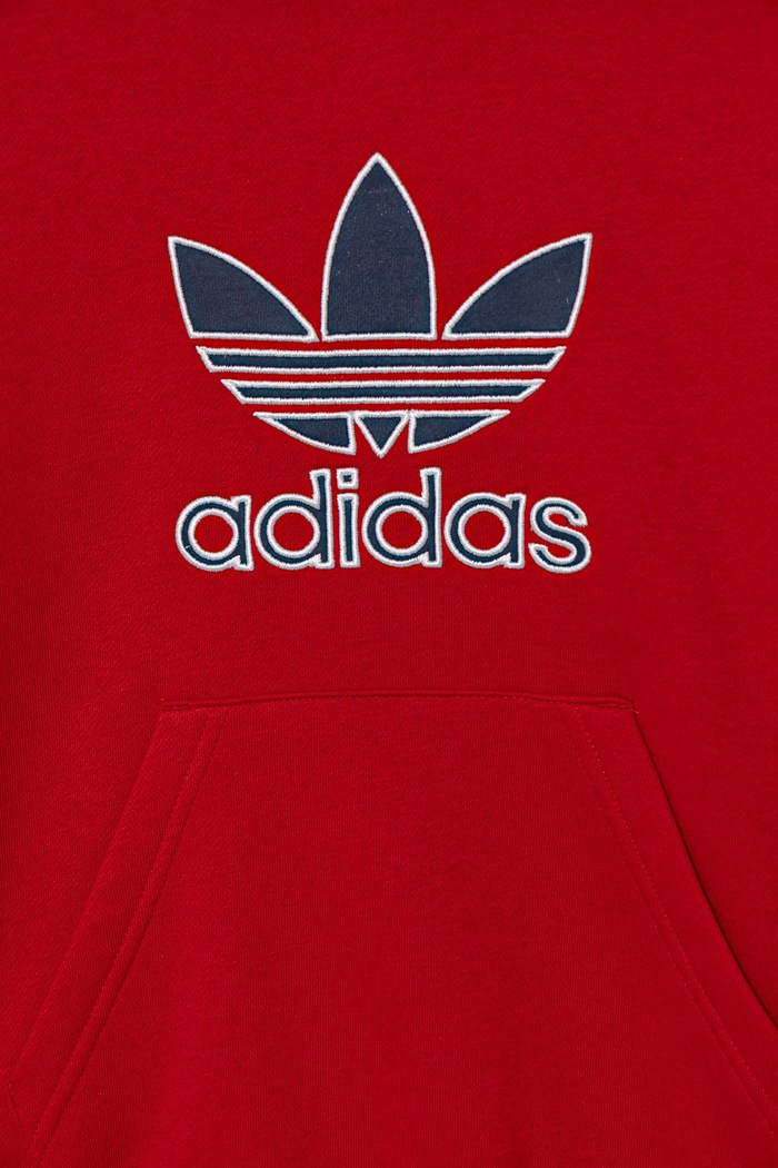 Detská mikina adidas Originals červená JV8652