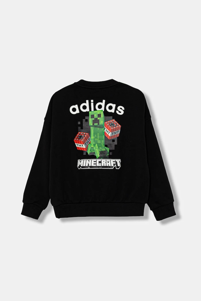 adidas Originals Παιδική βαμβακερή μπλούζα adidas Originals JW7723 μαύρο AW25
