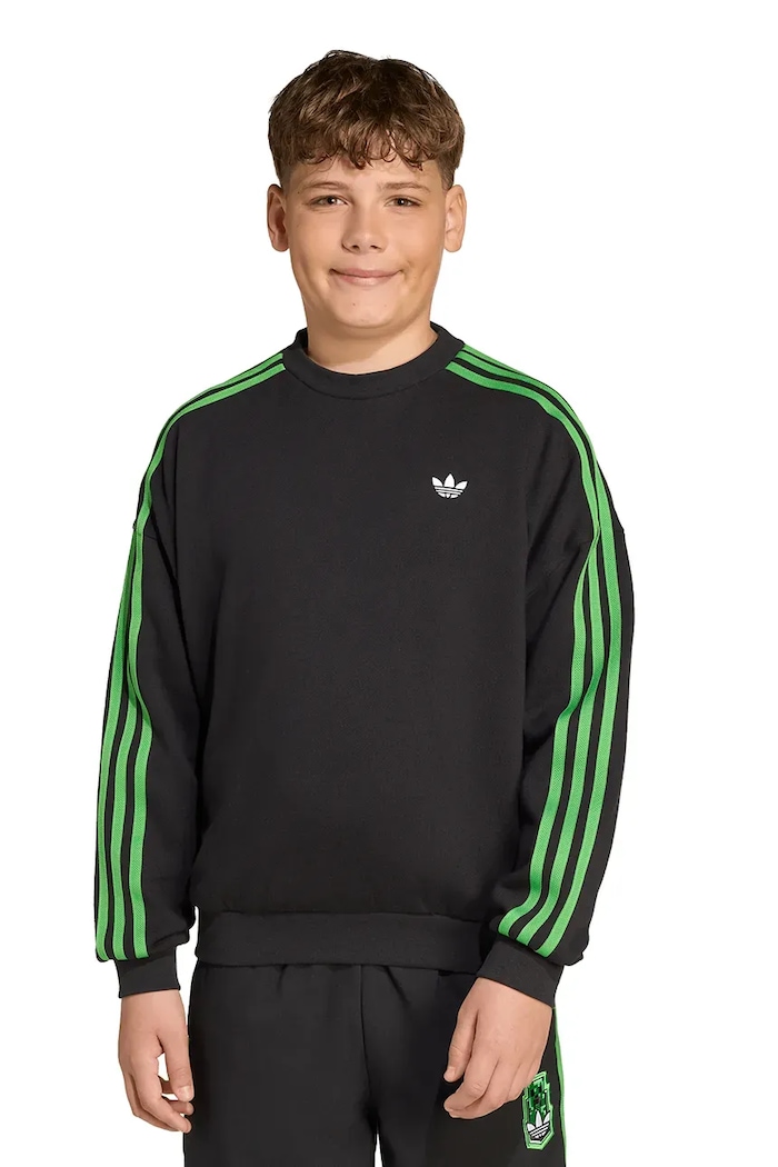Παιδική βαμβακερή μπλούζα adidas Originals adidas Originals μαύρο JW7723