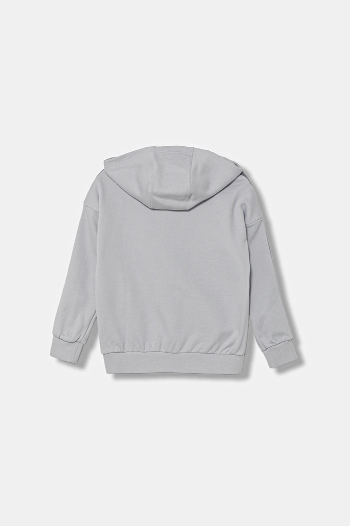 Chłopiec adidas Originals bluza bawełniana dziecięca JW7725 szary