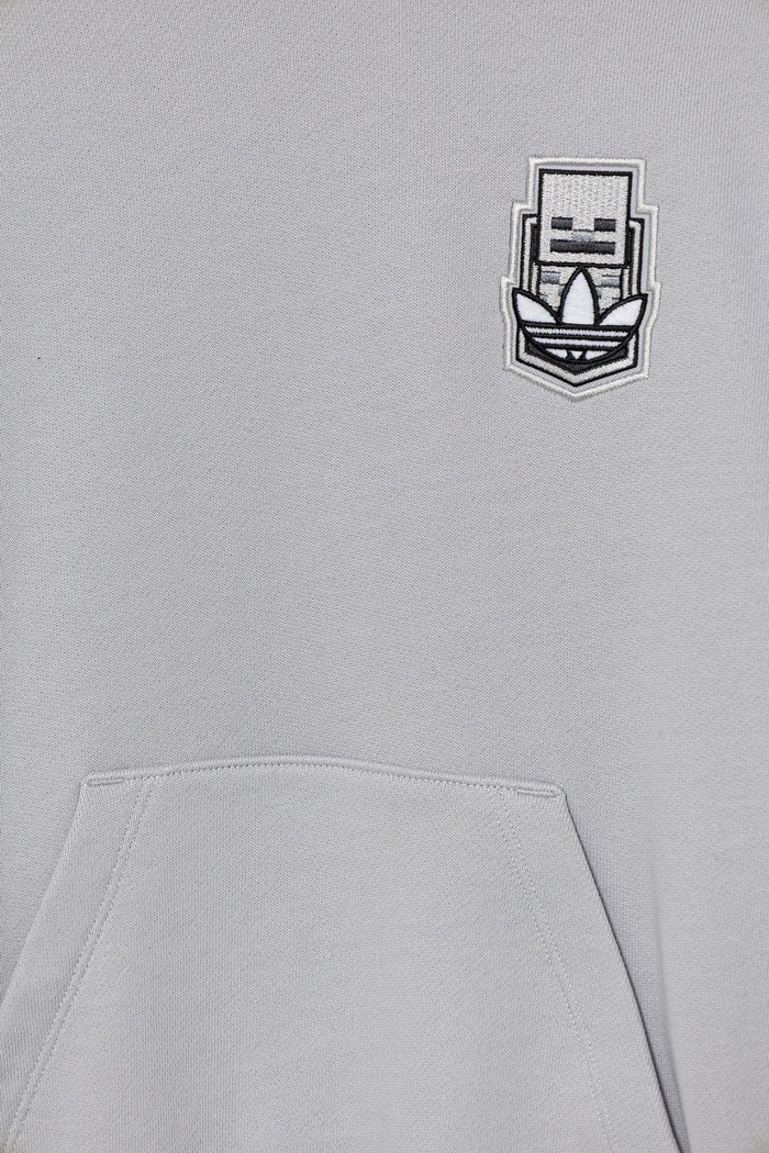 adidas Originals bluza bawełniana dziecięca szary JW7725