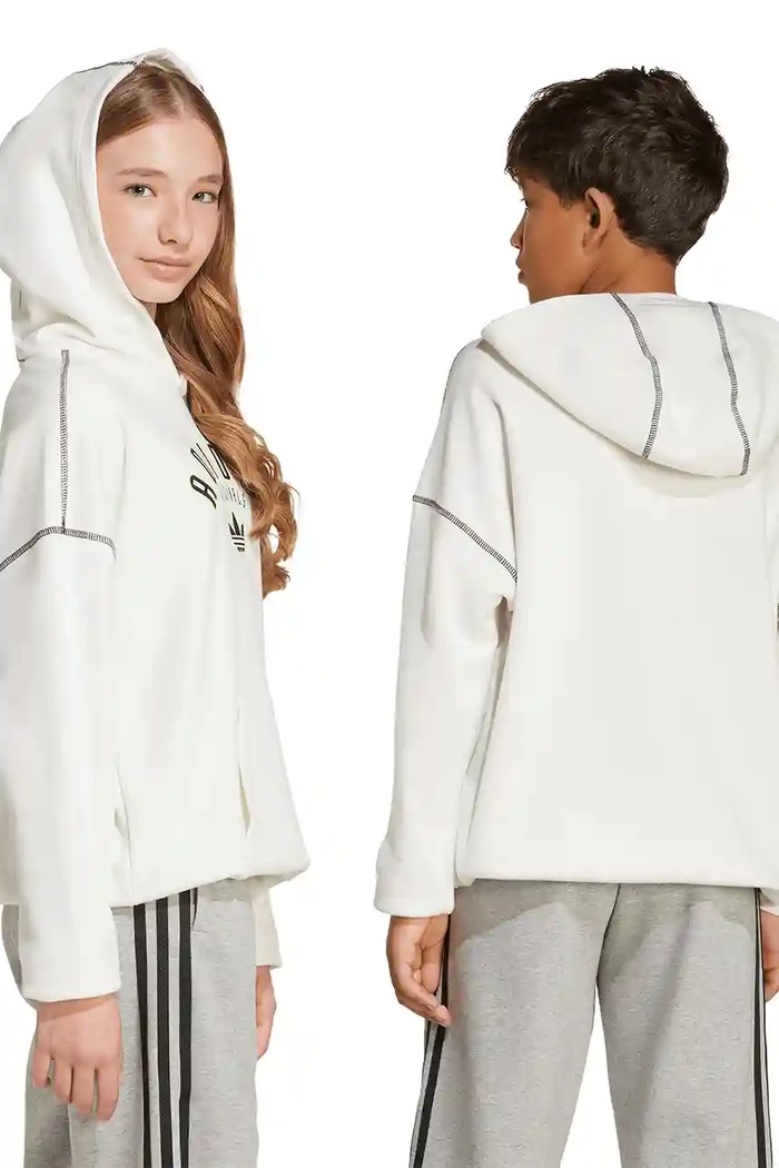 adidas Originals bluză copii JX5267 alb