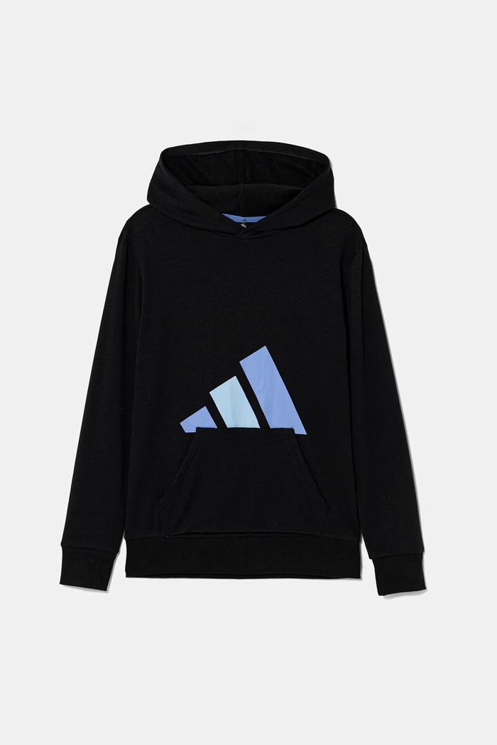 Detská mikina adidas KB7313 čierna AW25