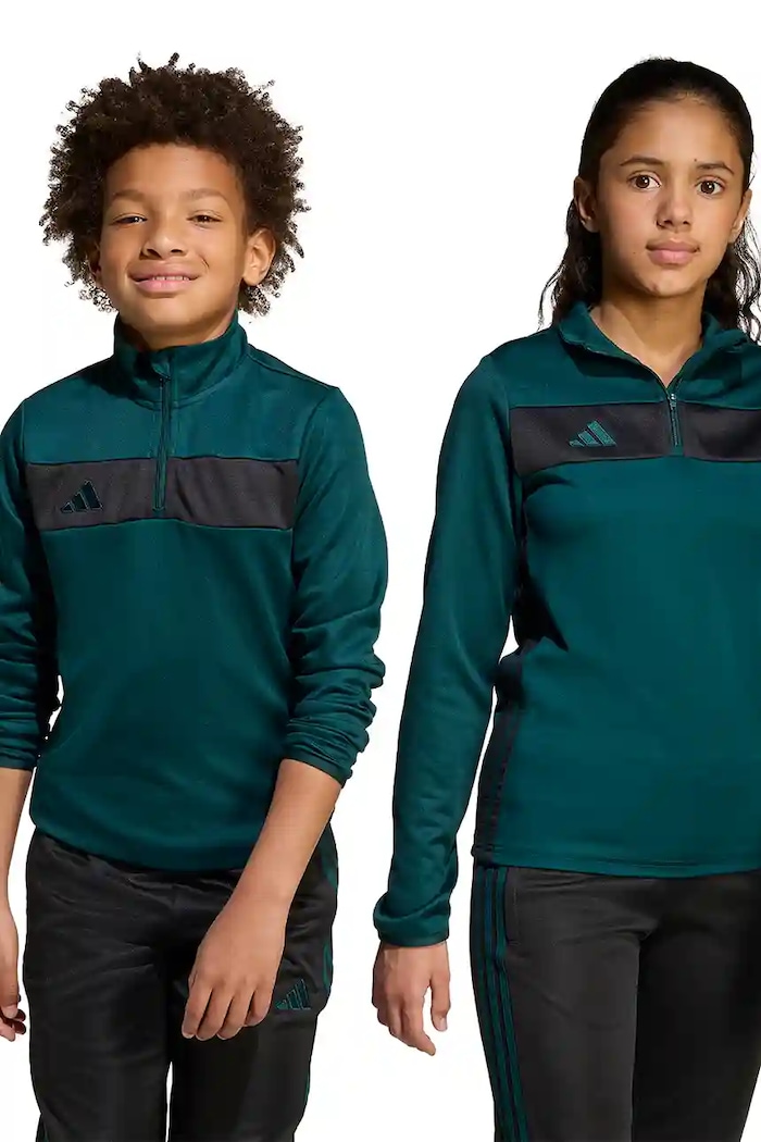 Παιδική μπλούζα adidas Performance απλικέ πράσινο KC7237