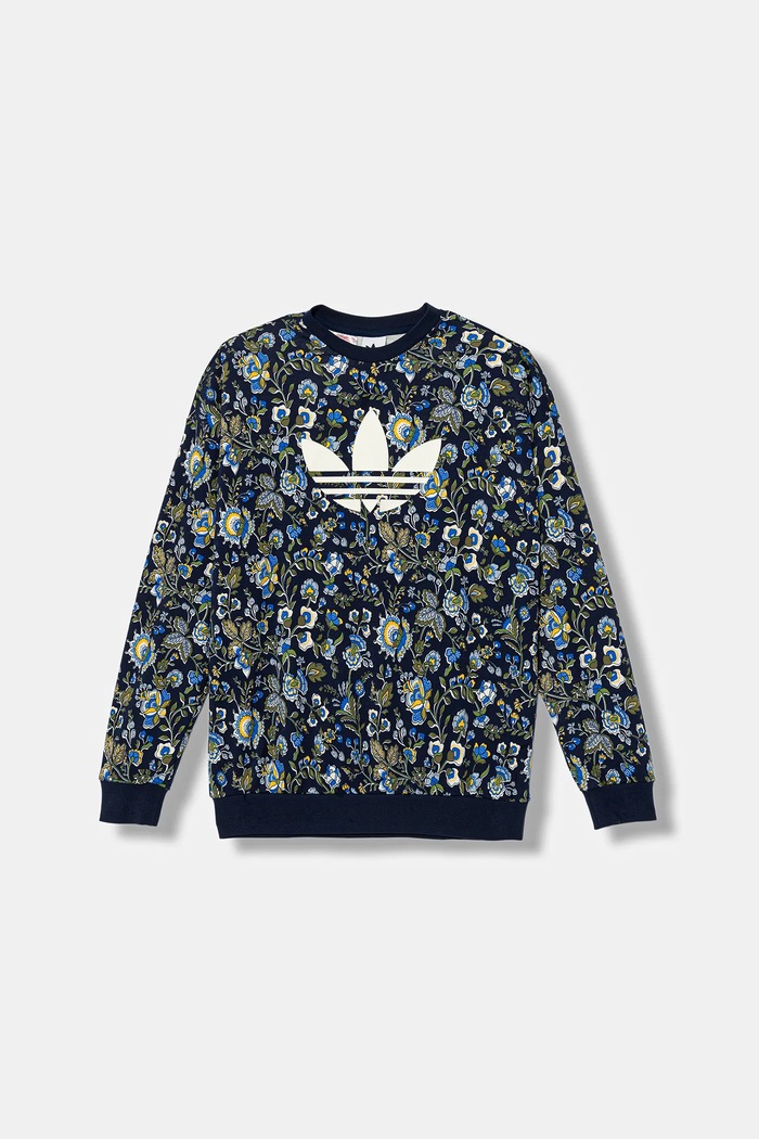 Detská mikina adidas Originals JX6316 tmavomodrá AW25