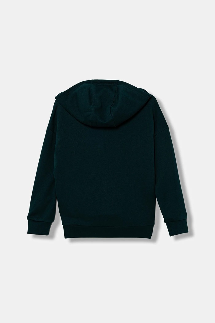 Băieți adidas Originals hanorac de bumbac pentru copii JV8640 verde
