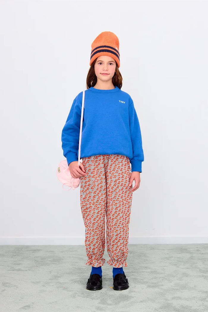 Otroški pulover Tinycottons TINY SWEATSHIRT AW25.009 modra