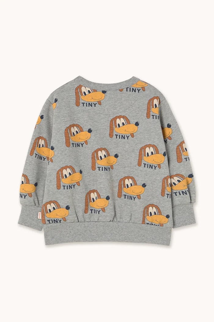Băieți Tinycottons hanorac de bumbac pentru copii DOGS SWEATSHIRT AW25.067 gri