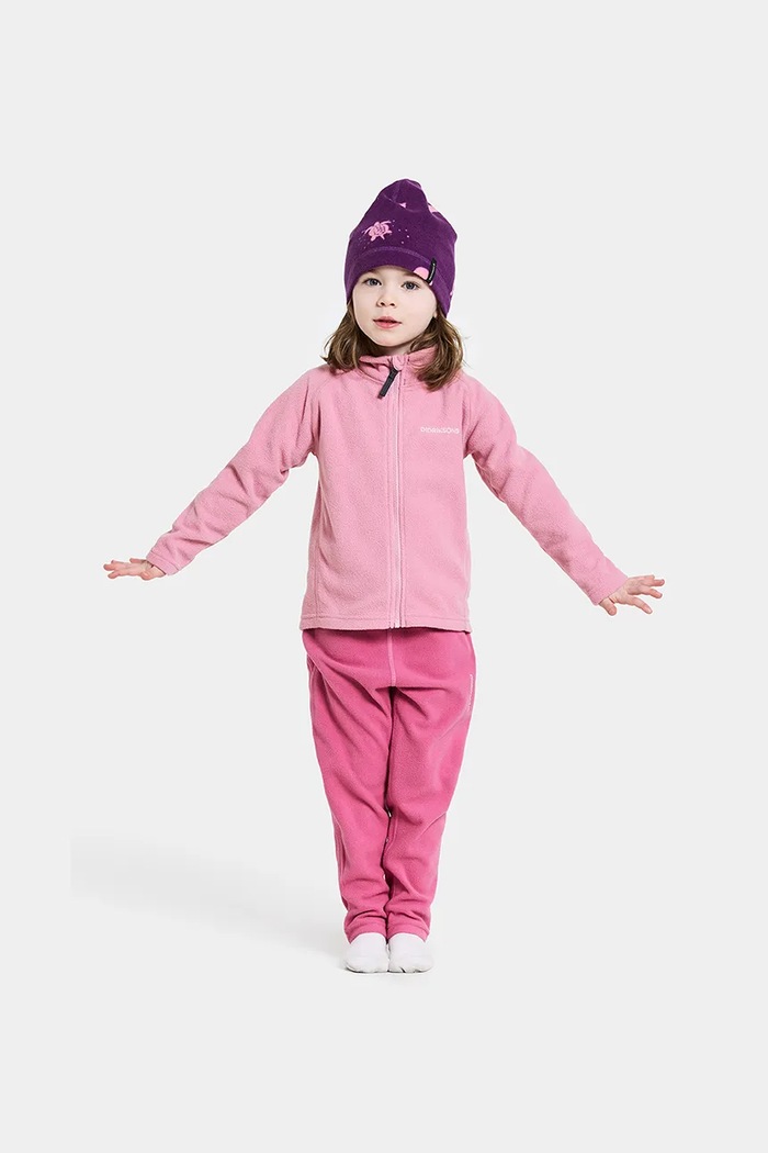 Pulover Didriksons MONTE KIDS FZ 10 roza 505026.9BYA