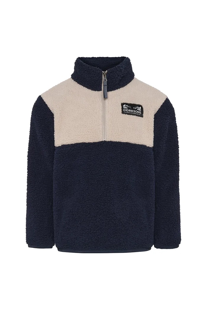 Pulover Didriksons GOSIG KIDS HALFZIP 505536.9BYA mornarsko modra AW25