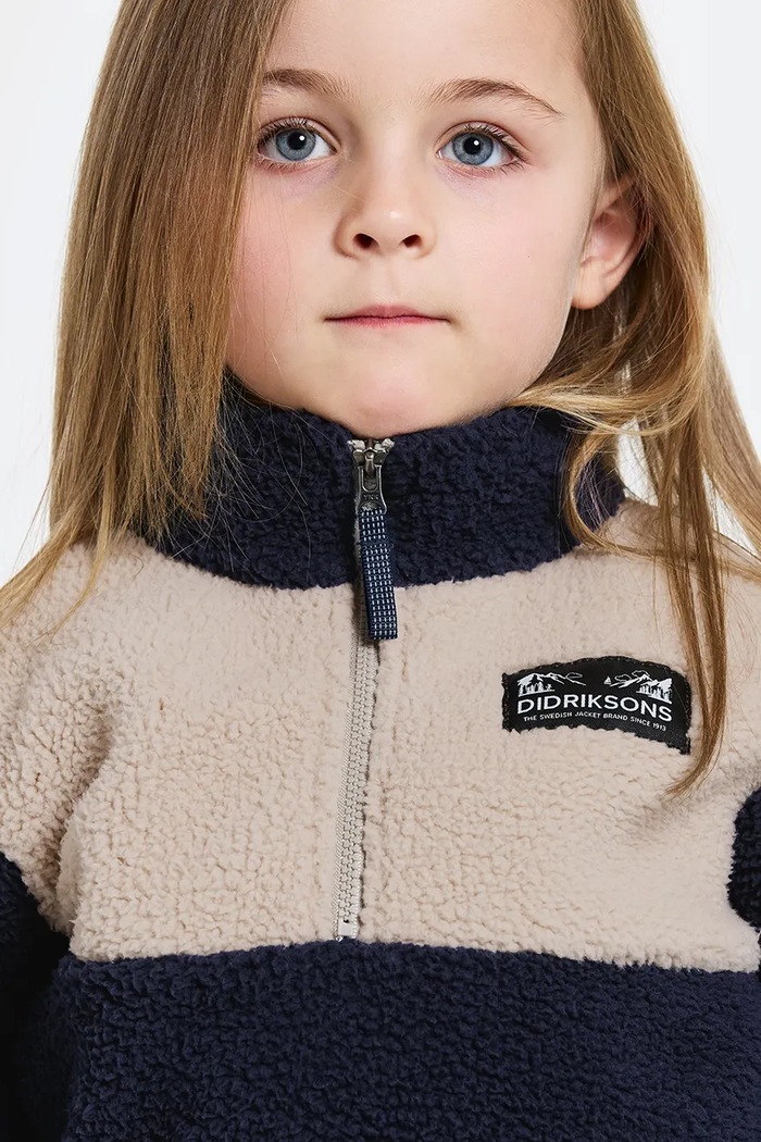 Pulover Didriksons GOSIG KIDS HALFZIP 505536.9BYA mornarsko modra