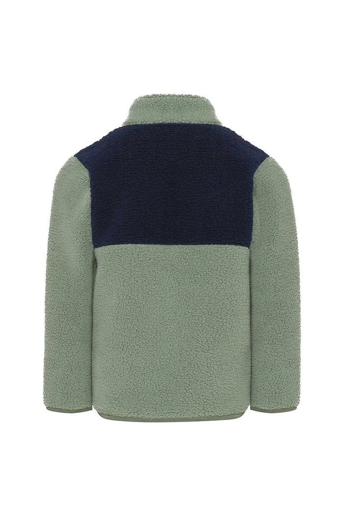 Κοριτσίστικα Μπλούζα Didriksons GOSIG KIDS HALFZIP 505536.9BYA πράσινο