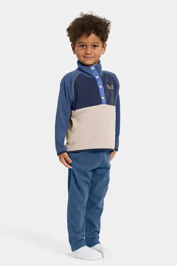 Mikina Didriksons MONTE KIDS HALF BU 4 modrá 505590.9BYA