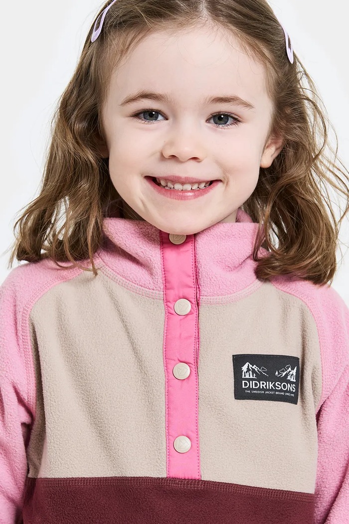 Pulover Didriksons MONTE KIDS HALF BU 4 505590.9BYA bordo