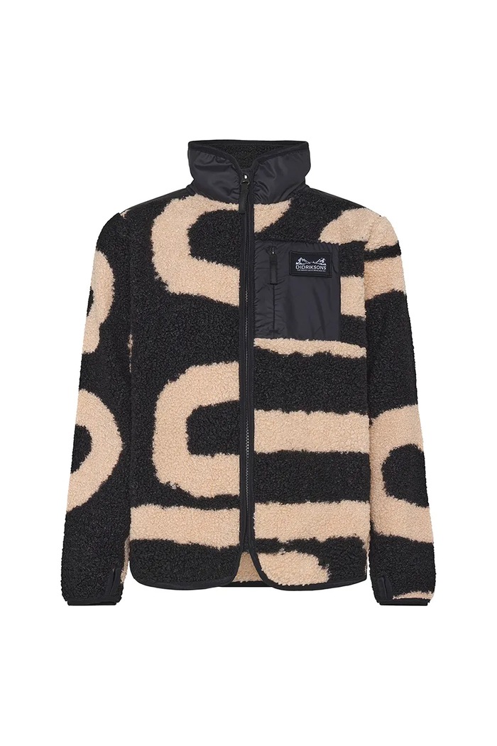 Pulover Didriksons EXA PR KIDS FZ 2 505859.9BYA črna AW25