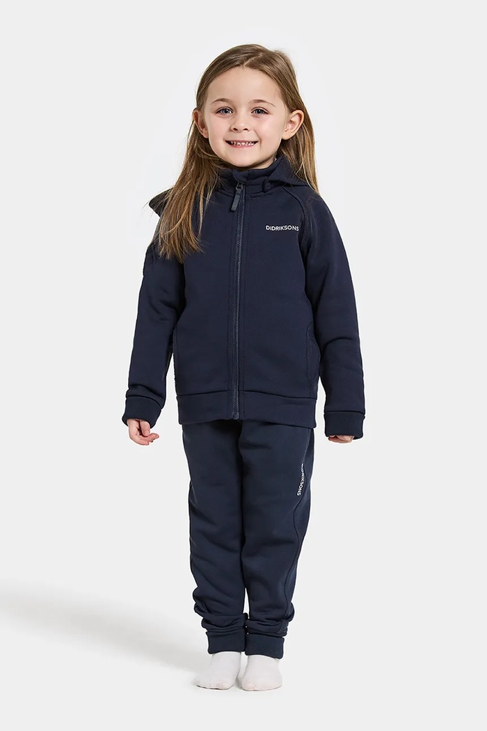 Μπλούζα Didriksons SILJAN KIDS FZ σκούρο μπλε 505900.9BYA