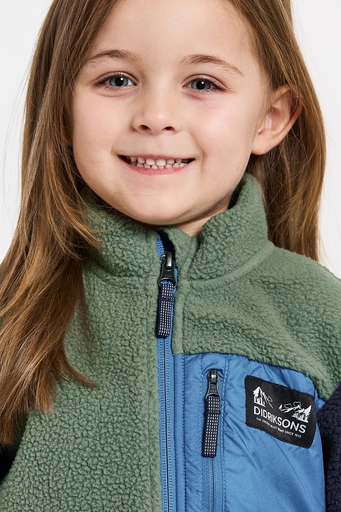 Didriksons bluza ANTEN KIDS FULLZIP 505906.9BYA zielony
