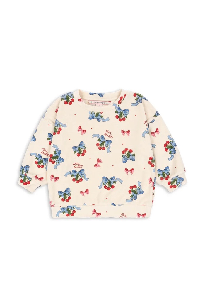 Konges Sløjd Παιδική μπλούζα από βαμβάκι Konges Sløjd ITTY SWEAT SHIRT GOTS μπεζ KS103831.9BYA