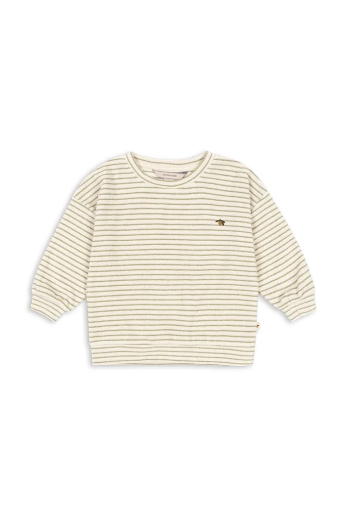 Konges Sløjd bluza dziecięca z bawełną ITTY SWEAT SHIRT GOTS KS103831.9BYA żółty AW25