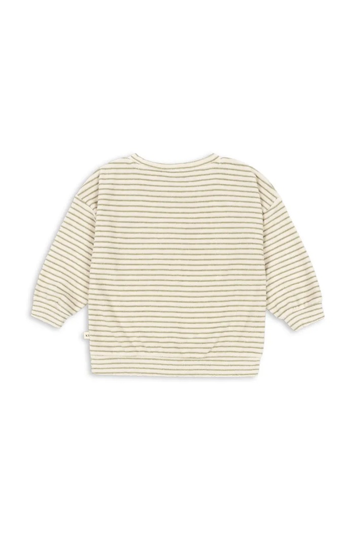 Chłopiec Konges Sløjd bluza dziecięca z bawełną ITTY SWEAT SHIRT GOTS KS103831.9BYA żółty