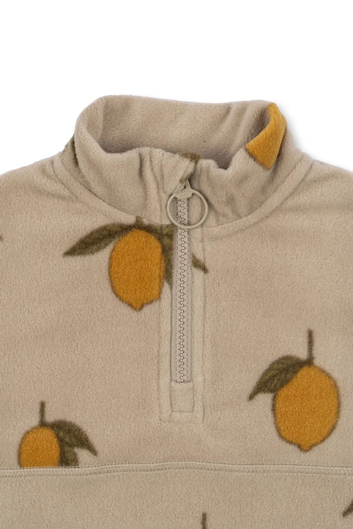 Chłopiec Konges Sløjd bluza dziecięca TAVI FLEECE SWEATSHIRT GRS KS101301.9BYA beżowy