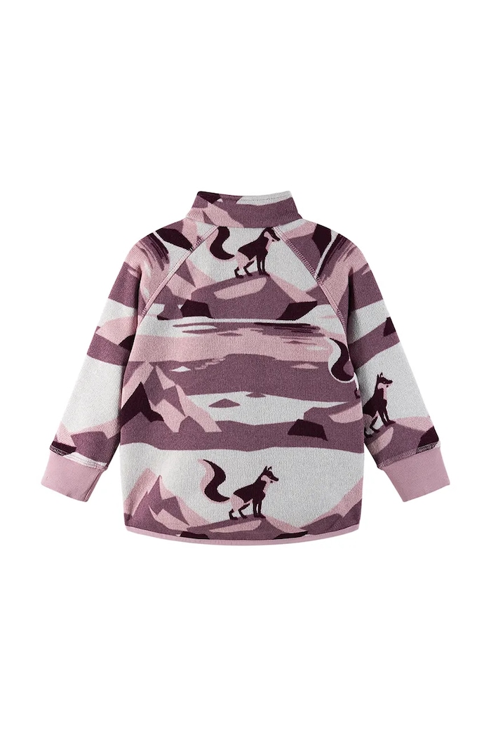Reima bluza niemowlęca Ornament 5200043A.9BYA fioletowy AW25
